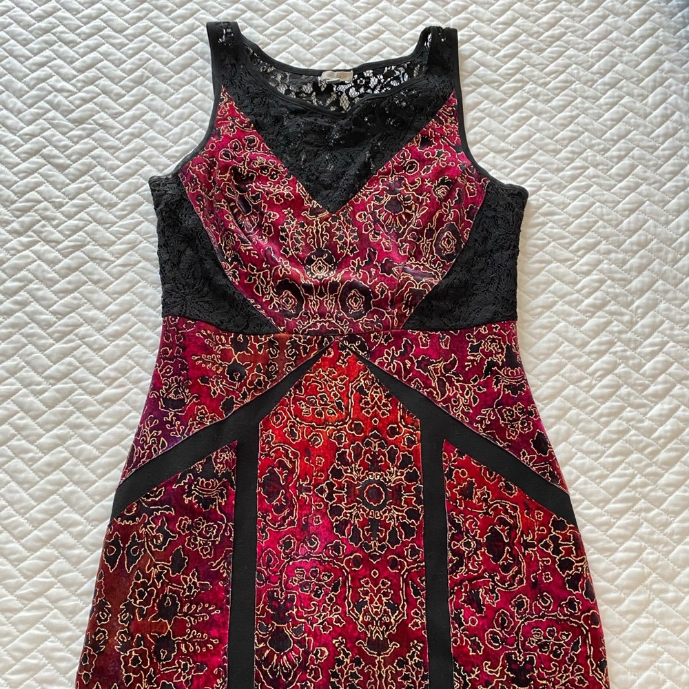 Red dress from Urban Outfitters